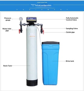 Grande Impianto Industriale per Addolcimento Acqua con <span class=keywords><strong>Serbatoio</strong></span> in Vetro, Trattamento Acqua Completamente Automatico, Addolcitore per Caldaie - Product Image 1