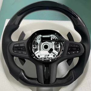 Volante de Fibra de Carbono para <span class=keywords><strong>BMW</strong></span> Serie 3 G20 G21 G28 G11 G12 G01 G05 G30 G22 G23 G26 320i 325i 330i Serie G, Gran Venta - Product Image 6