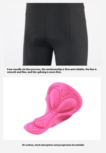 Pantalones Cortos de Ciclismo para Mujer, Color Liso, Tela Suave, Cómodos para Uso Diario, para Ciclismo al Aire Libre y MTB - Product Image 2