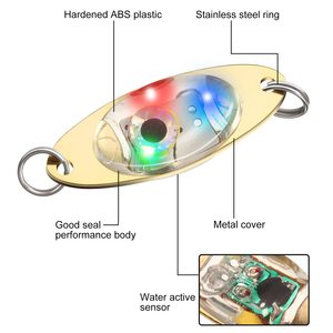 <span class=keywords><strong>Luz</strong></span> LED Sumergible para Pesca en Aguas Profundas, Tipo Cuchara, <span class=keywords><strong>con</strong></span> Destello de Diamante, Accesorio para Señuelos de Arrastre - Product Image 3