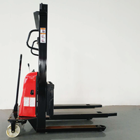 Chariot élévateur semi-électrique à batterie au plomb-acide en acier Newton de haute qualité, pneus en polyuréthane, certifié CE ISO, autoporté