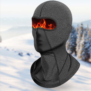 Chaud <span class=keywords><strong>moto</strong></span> vélo doux extérieur Ski Sports thermique hommes hiver cagoule <span class=keywords><strong>masque</strong></span> complet - Product Image 2