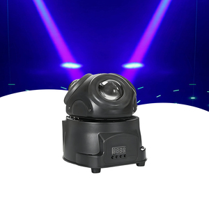 Mini Luz Móvil de Escenario de 100W, RGBW 4 en 1, LED Beam con Láser, Activación por Sonido, Efecto DMX, para KTV, Discoteca, Fiesta, Bar, Boda - Product Image 2