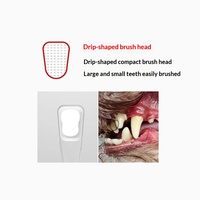 Ensemble de brosses à dents et de dentifrice pour animaux de compagnie, classique et luxueux, pour chats et chiens - Formule comestible, brosse douce, blanchiment efficace, soins bucco-dentaires