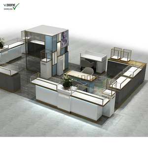 Pameran perhiasan kustom dengan lampu LED harga pabrik butik pajangan furnitur untuk Mall Shopping Jewellery <span class=keywords><strong>Store</strong></span> - Product Image 6