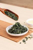 Thé vert Tencha de style japonais en gros, ombragé, fourni directement par l'usine, échantillons gratuits, procédé à la vapeur, goût pur, thé Tencha