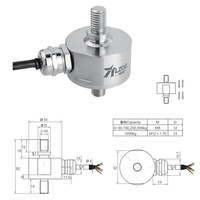 Capteur à vis à haute précision 0 ~ 1000kg de force de compression de tension de cellules de charge de série S LFT-34 avec ± 0.5% F.S. Précision