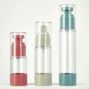 Cosmetic Airless Pump Bottle 15-120ML Lotion Cream <strong>Liquid</strong> Spray with PP Collar Cylinder Shape <strong>Travel</strong> Dispensing <strong>Container</strong> - Product Image 6