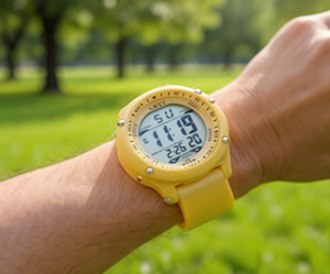 Orologio Digitale Unisex Sportivo con Cassa Rotonda in Plastica, Cinturino in Silicone, 38mm, Resistente all'Acqua 3 Bar, Chiusura a Fibbia, Colori Assortiti - Product Image 2