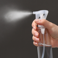 Bouteille en plastique transparente PET recyclé pas chère de 100 ml, 150 ml, 200 ml, 3 oz, 6 oz, avec pulvérisateur à gâchette diamanté, personnalisable