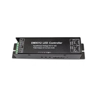 Décodeur manuel de bande RVB/RGBW DMX512 avec LED de connexion 12V et solutions d'éclairage de contrôleur DMX pour gradateurs