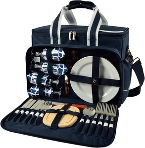 Nevera Portátil Aislada con Set de <span class=keywords><strong>Picnic</strong></span> para <span class=keywords><strong>4</strong></span> Personas - Product Image 1