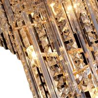 Lustre en cristal en spirale de luxe JYLIGHTING pour escalier, luminaire suspendu pour plafond haut, villa, hall d'hôtel, certifié SAA UL