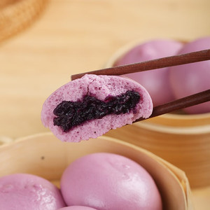 ขนมอบมันฝรั่งนึ่งสีม่วงแช่แข็งขนมอบอบอบหวานสำเร็จรูปใช้อุ่นอาหารเช้าแบบจีนยอดนิยม - Product Image 5