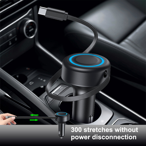 Chargeur de voiture rapide PD tendance STW 2026, chargeur de voiture rétractable superone pour iPhone, chargeur de voiture 60W Type C, chargeur de téléphone portable pour voiture - Product Image 3