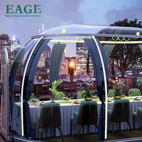 Maison PC dôme transparent personnalisé étoile bulle maison design moderne vente chaude pour une utilisation en extérieur
