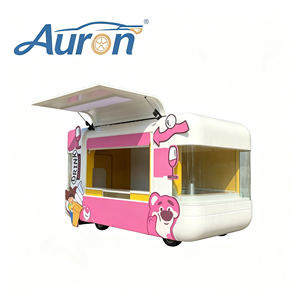 Camión de Comida con Diseño de Cápsula Auron, Estilo Moderno, 4.8m, Carrocería de Fibra de Vidrio, Sistema de Alimentación Integrado, Uso en Exteriores, Puerta Tipo Ala de Gaviota - Product Image 1