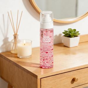 Tónico Facial Hidratante y Humectante <span class=keywords><strong>de</strong></span> Marca Privada para el Cuidado Natural <span class=keywords><strong>de</strong></span> la Piel, con <span class=keywords><strong>Agua</strong></span> <span class=keywords><strong>de</strong></span> <span class=keywords><strong>Rosas</strong></span> Pura y Vitamina C - Product Image 4