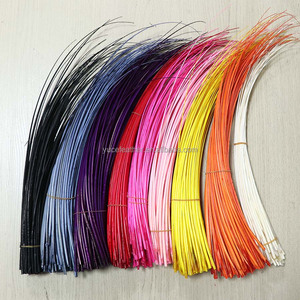 Plumes d'autruche rayées en gros, pas chères, 50-60 cm, pour accessoires de mode, artisanat DIY, chapellerie et coiffes - Product Image 3