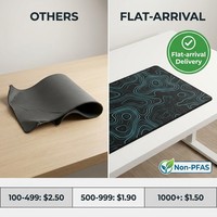 Tapis de souris de jeu XXL grand format, art topographique, imperméable, antidérapant, pour clavier et souris, accessoires pour joueurs PC