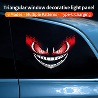 Luces LED Solares de Ambiente para Ventanas de Auto, Diseño Nuevo, Venta al Por Mayor, Luces Decorativas de Diseño Personalizado, Garantía de 12 Meses