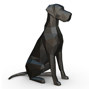 Tùy chỉnh nhựa Thủ công mỹ nghệ 3D in ấn điêu khắc động vật bức tượng lớn Dane Bulldog tượng - Product Image 4