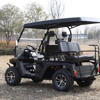 Chariot utilitaire agricole 450cc UTV à basculement assisté par hydraulique, modèle robuste et pratique pour le transport de céréales en vrac, YKgo