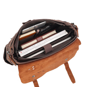 Sac à dos de voyage multi-poches en <span class=keywords><strong>toile</strong></span> cirée pour homme, sac à bandoulière pour ordinateur portable, bagage cabine - Product Image 4