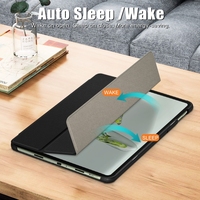 Étui en gros pour OnePlus Pad Go / OPPO Pad Air2/étui en cuir intelligent à 3 volets de couleur unie