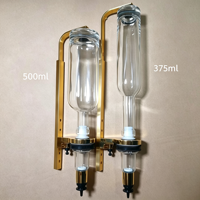 Distributeur de parfum en verre personnalisé pour 6 flacons, design rotatif, présentoir de bar à parfums 6 bouteilles, machine distributrice