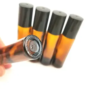 Wholesale 6ml 10ml 15mlsmall Glass Bottles For Essential Oils Perfume Bottle With Roller For Cosmetic Use Roll-on Glass