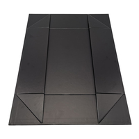 Boîte cadeau de luxe personnalisée, grande, noire, pliable, pour t-shirts, vêtements, boîte rigide en carton, boîte d'emballage magnétique pour sweat-shirts, costumes, vêtements