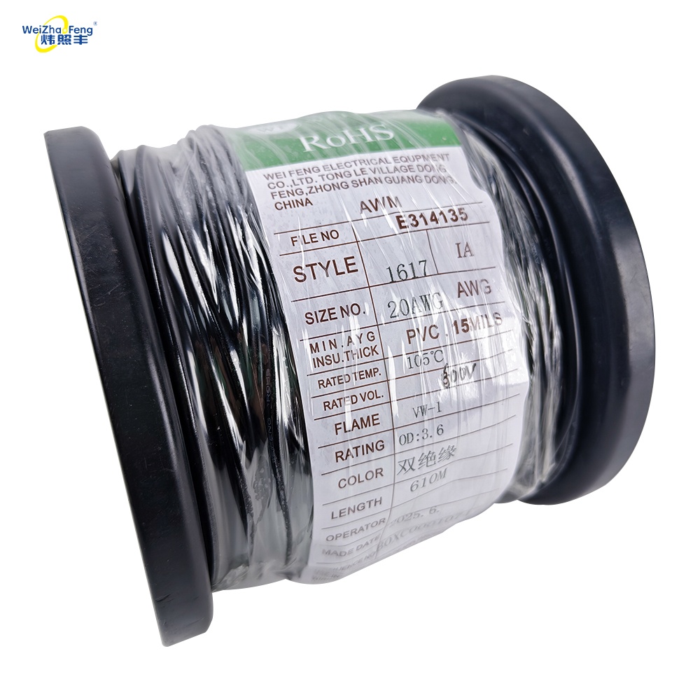 UL1617 28-9AWG 600 В многожильный медный проводник ПВХ изоляционный круглый электрический прибор