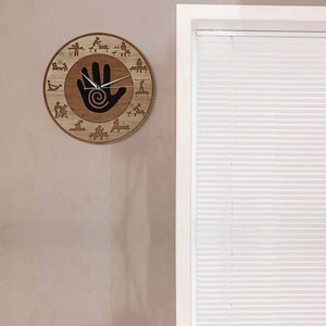 <span class=keywords><strong>Reloj</strong></span> de Pared Creativo con Patrón de Masaje Terapéutico, Relajación, Masaje de Articulaciones, Bienestar, Cuidado Corporal, para <span class=keywords><strong>Estudio</strong></span> - Product Image 4