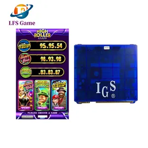 ** IGSホットハイローラークラブ3in1 PCBゲームボードハッピーアワーラッキーシャムロッククレイジーフィッシュ/ハイローラークラブスキルゲーム3in1