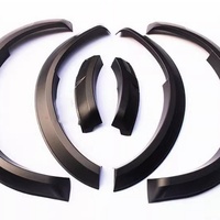KQD ABS Fender Flare avec ruban adhésif 3M pré-attaché pour T6-T9 Noir Ensemble de 8 pièces Design professionnel/luxueux de haute qualité Garantie d'un an