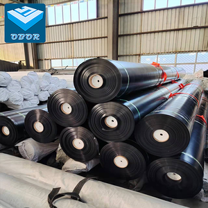 Lámina de geomembrana de HDPE de grado alimenticio de 0.5mm, 0.75mm, 1mm, 1.2mm, 1.5mm, 2mm para revestimiento de estanques, presas, canales, vertederos y proyectos de granjas de camarones - Product Image 5