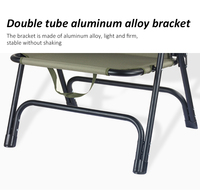 Chaise de plage pliante en aluminium légère et portable, mobilier d'extérieur moderne, vente en gros OEM d'usine