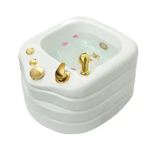 Luxury Pedicure spa Tubs Magnetic Jet Massage Foot Bath Basin for Soaking Feet Acrylic feeting Soak Tub Bathtub Bowl