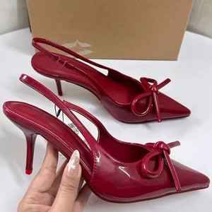 Nuevas Sandalias de Tacón Alto con Lazo Brillante para Mujer - Product Image 2