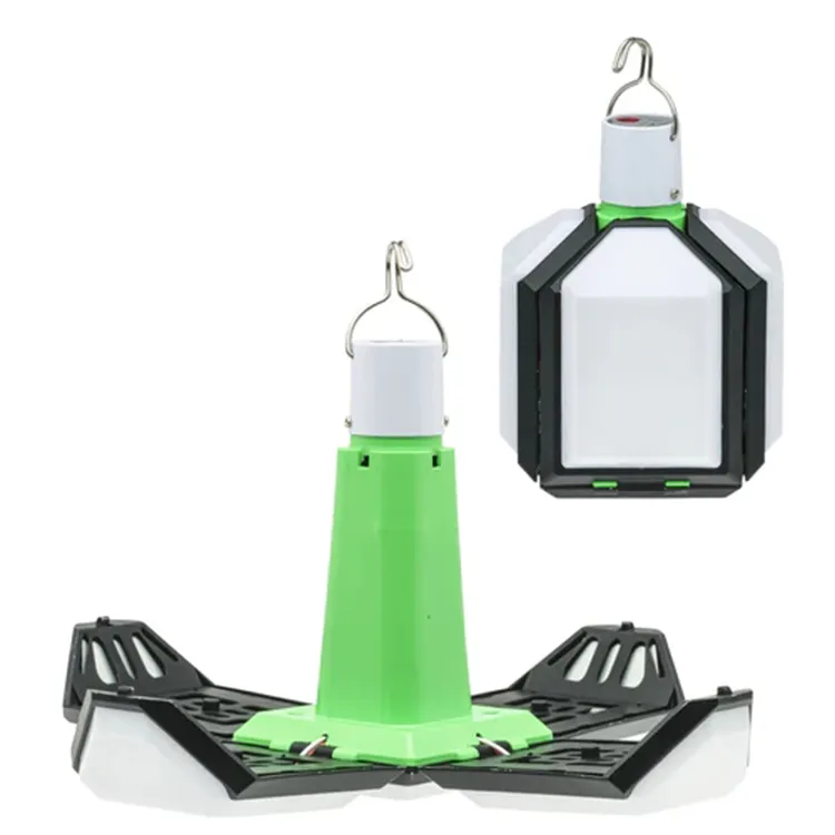 2023 New LED Outdoor Rechargeable Lantern with Fold-Out Panels