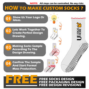 Personnalises Calcetines Antideslizantes Para ricamo Logo Yoga calzino personalizzato da donna impugnatura calzino Yoga antiscivolo Pilates calzino - Product Image 4