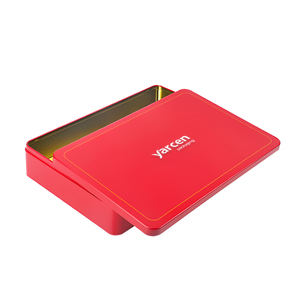 Tùy chỉnh Biscuit kẹo hình chữ nhật tinplate Hộp kích thước lớn lưu trữ kim loại có thể Cookie sô cô la bao bì lớn hình chữ nhật hộp thiếc - Product Image 4