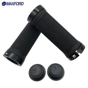 MAXFORD Fahrrad Kurz griff MTB Mountain <span class=keywords><strong>BIke</strong></span> Anti-Rutsch-Gummi griff Lenker Verriegelter Griff 95mm Fahrrad hülse Teile Zubehör - Product Image 1