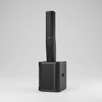 Nuevo Sistema de Altavoces de Columna de 2 Vías de 15 Pulgadas, Sistema PA con DSP, Audio para Interiores y Exteriores, DJ, Escenario, Profesional, Activo, Blanco, Metálico, Impermeable