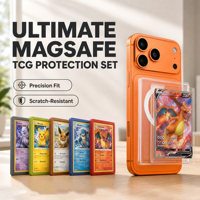 Support de Présentation Portable pour Cartes – Rangement Magnétique à Chargement Latéral pour Cartes TCG – Compatible avec les Collectionneurs