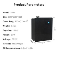 Diffuseur de parfum d'arôme commercial Machine automatique de diffuseur d'arôme de parfum d'huile de pulvérisation de contrôle de CVC Wifi pour l'hôtel de bureau
