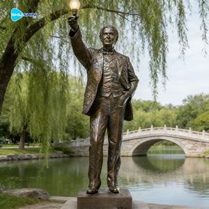 Statue <span class=keywords><strong>de</strong></span> personnage historique grandeur nature en <span class=keywords><strong>bronze</strong></span>, sculpture humaine pour l'extérieur et l'intérieur, pour l'affichage dans les jardins et les places publiques - Product Image 5