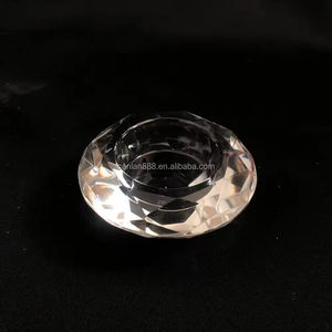 Wholesale Cheap Handmade Decorative <strong>Tealight</strong> Medium Diamond Crystal Round Votive Candlestick <strong>Holder</strong> for Home Decoration - Product Image 3
