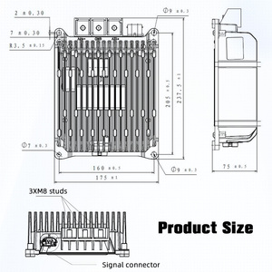 Convertidor Reductor-Elevador de Voltaje CC-CC Tianpower de 2500w para Automóviles, Camiones, Regulador de Voltaje para Montacargas, Convertidor CC-CC de 48v a 24v - Product Image 5
